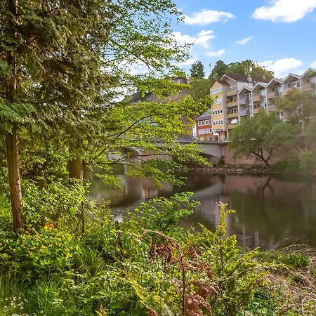 公寓 I Altstadt Am Wasser Mit Garten 巴特克罗伊茨纳赫